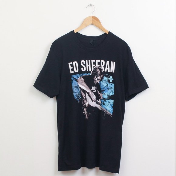 Ed Sheeran Shirt Mens XL Black Divide World Tour Tee - Picture 1 of 7
